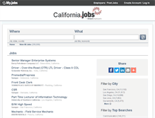 Tablet Screenshot of california.jobs